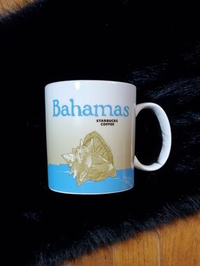 Starbucks Bahamas Ceramic Mug with Shell Graphic